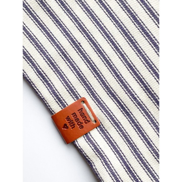 Blue Stripes Dog Bandana: The Perfect Accessory for Your Dog! Premium - Handmade - Picture 4 of 10